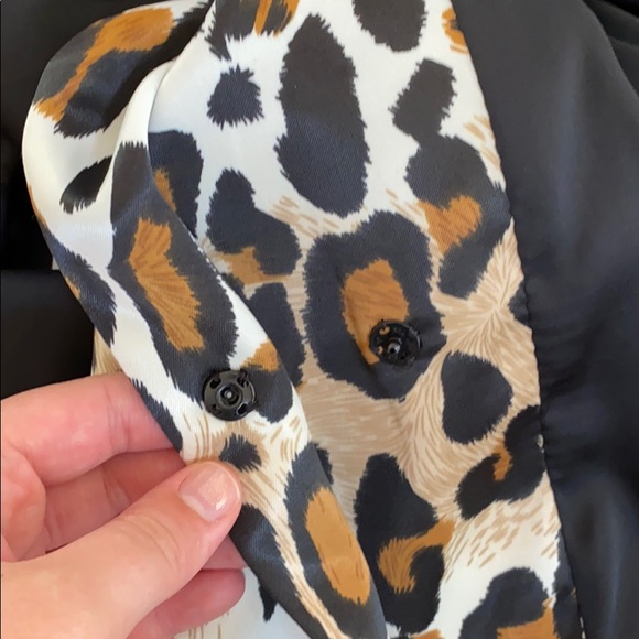 NWT Alberto Makali Leopard Asymmetrical Blazer - Picture 8 of 8